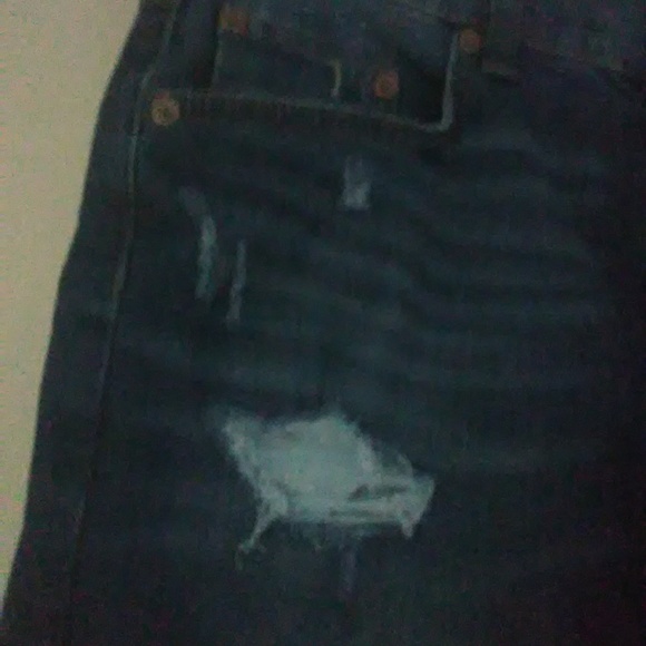 Men's dark blue shorts - Picture 2 of 3